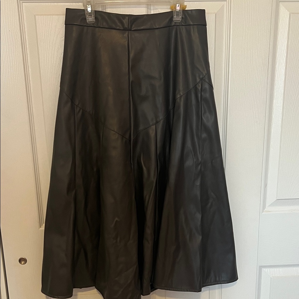 Chic Black A-Line Skirt